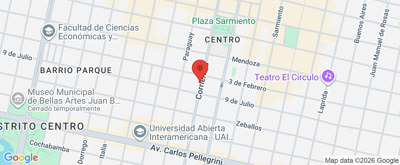 Mapa de la ubicación