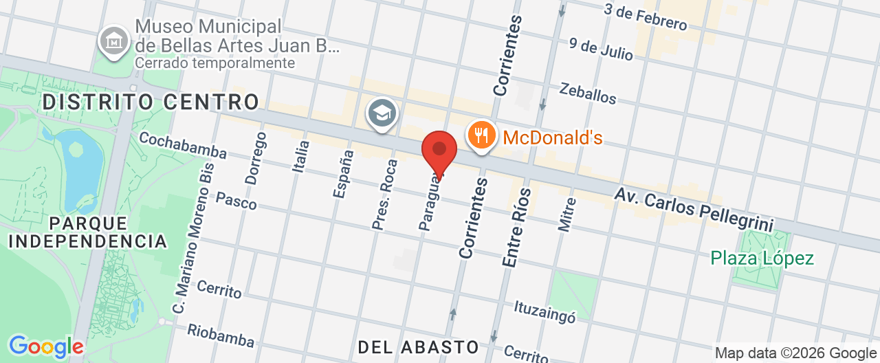 Mapa de la ubicación