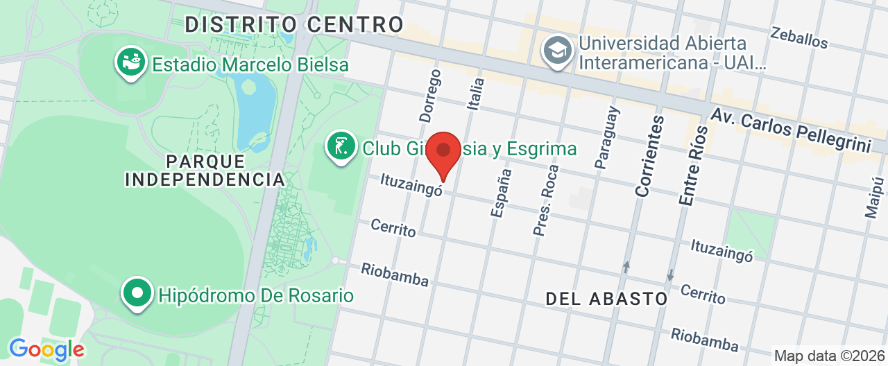 Mapa de la ubicación