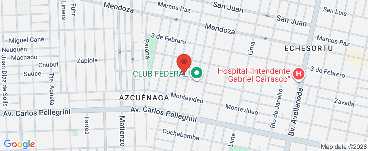 Mapa de la ubicación