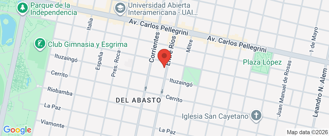 Mapa de la ubicación