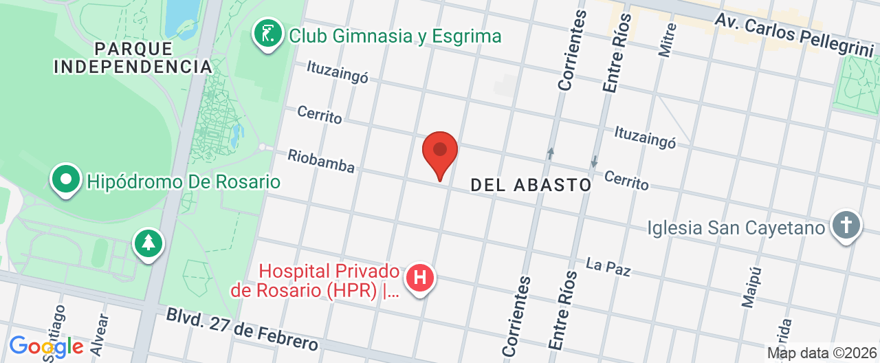 Mapa de la ubicación