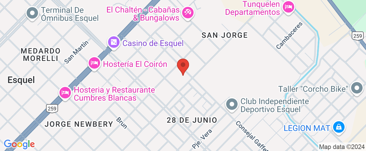 Mapa de la ubicación