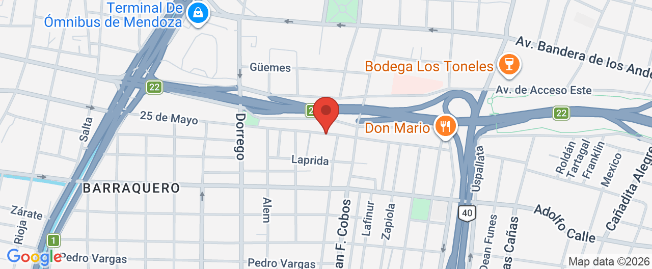 Mapa de la ubicación