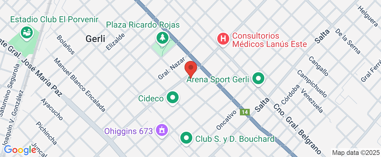 Mapa de la ubicación