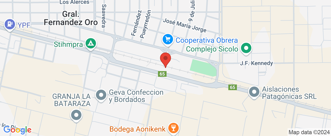 Mapa de la ubicación