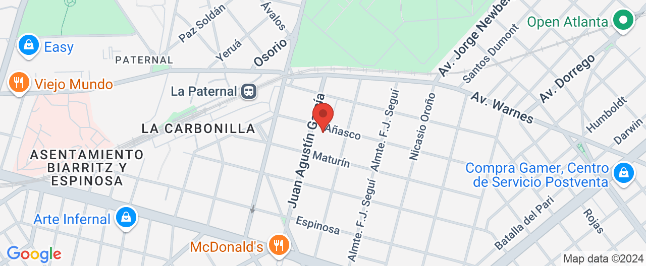 Mapa de la ubicación