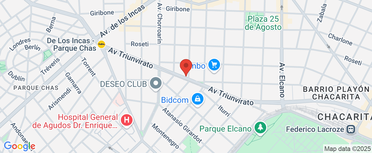 Mapa de la ubicación
