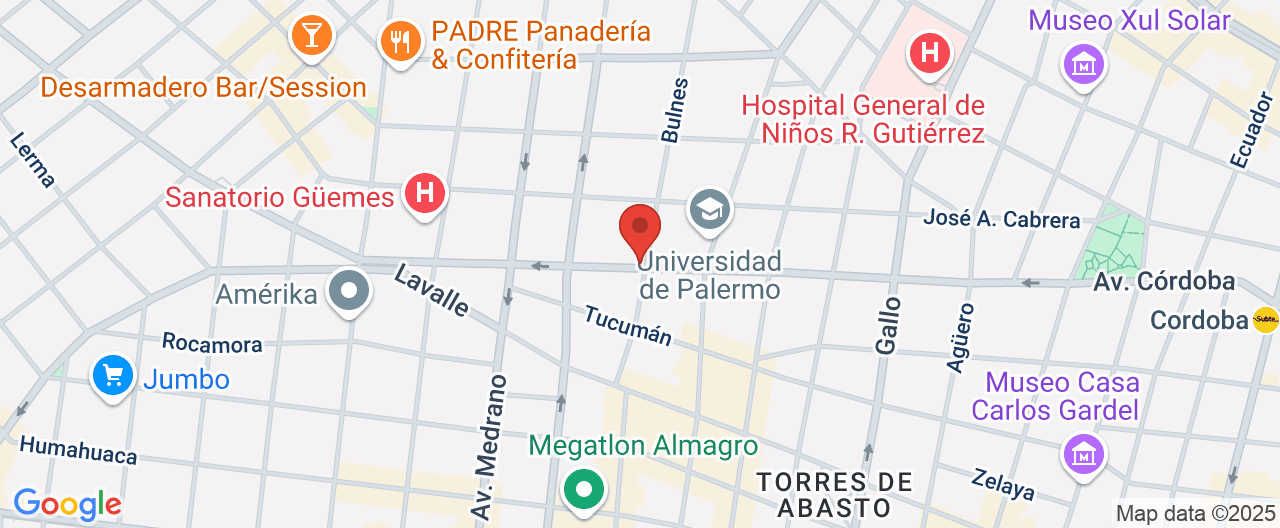 Mapa de la ubicación