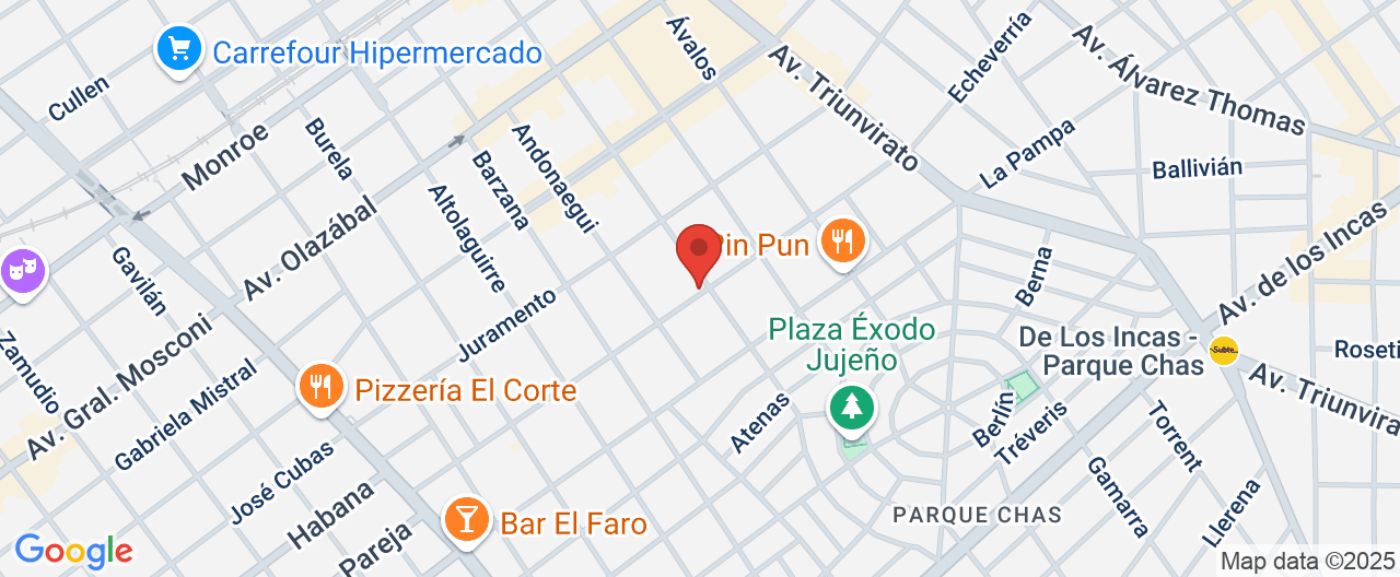 Mapa de la ubicación