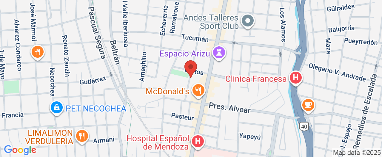 Mapa de la ubicación