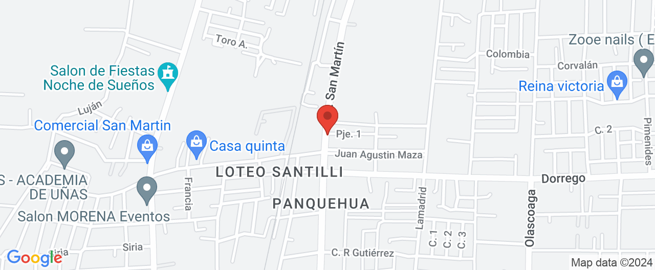 Mapa de la ubicación