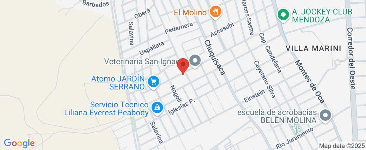 Mapa de la ubicación
