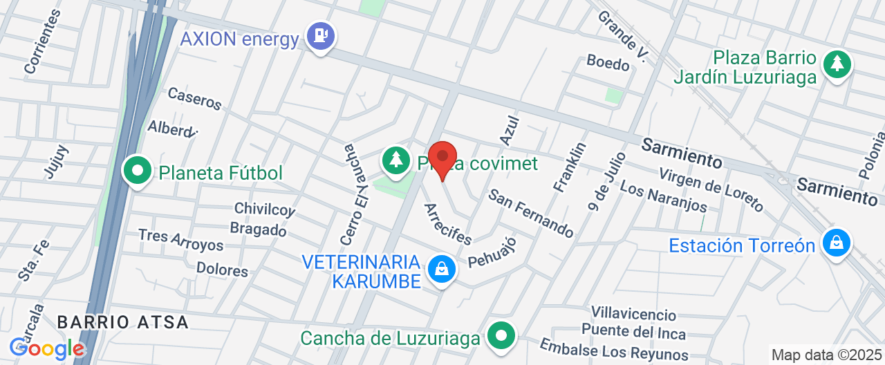 Mapa de la ubicación