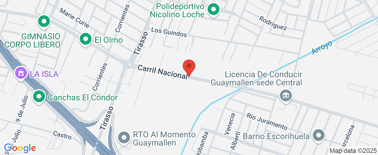 Mapa de la ubicación