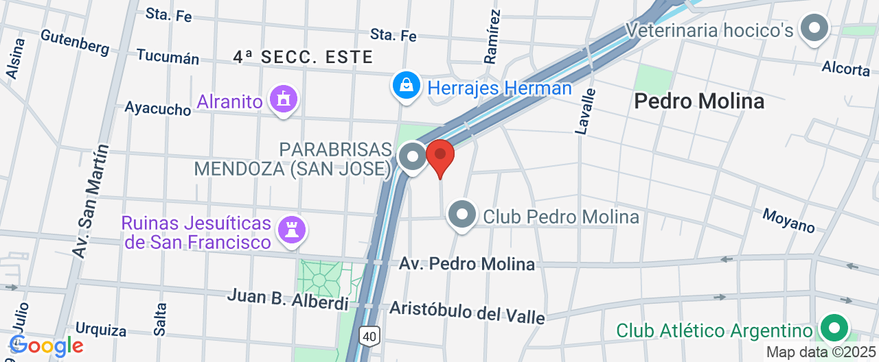 Mapa de la ubicación