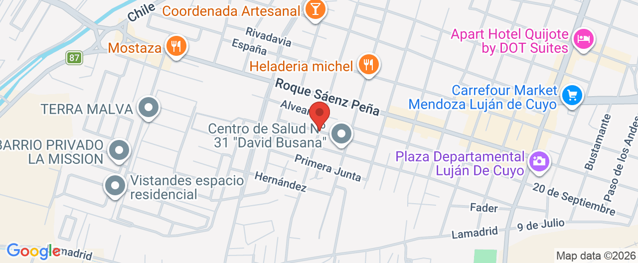 Mapa de la ubicación