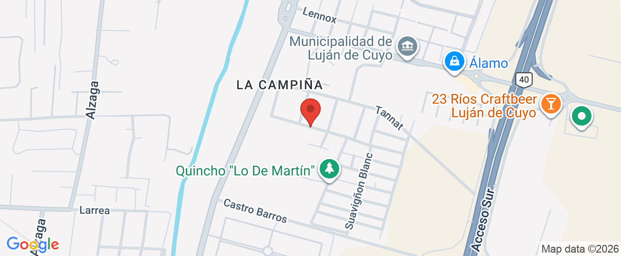 Mapa de la ubicación