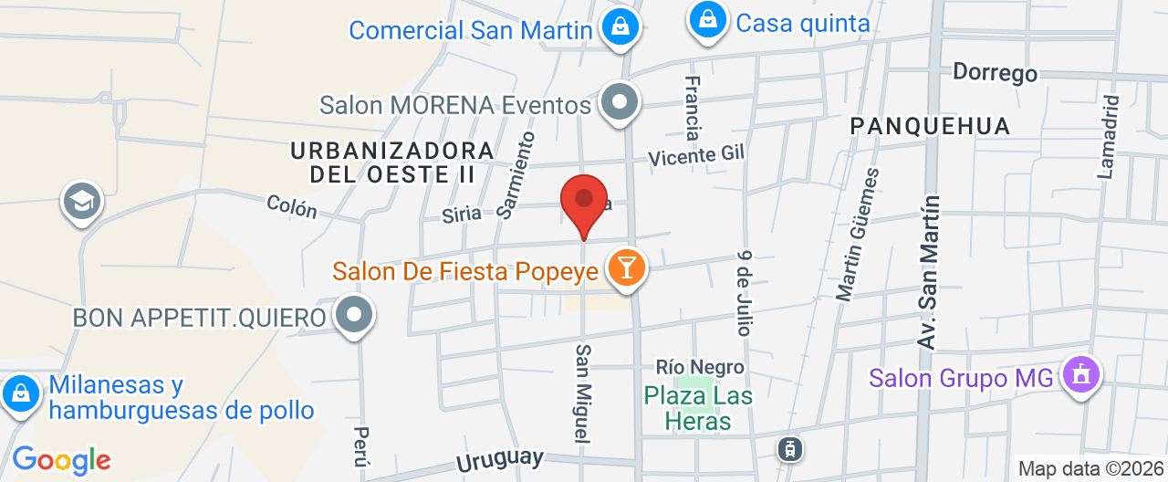 Mapa de la ubicación