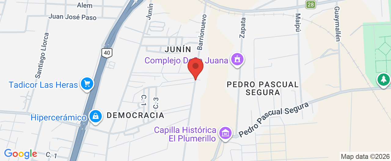 Mapa de la ubicación