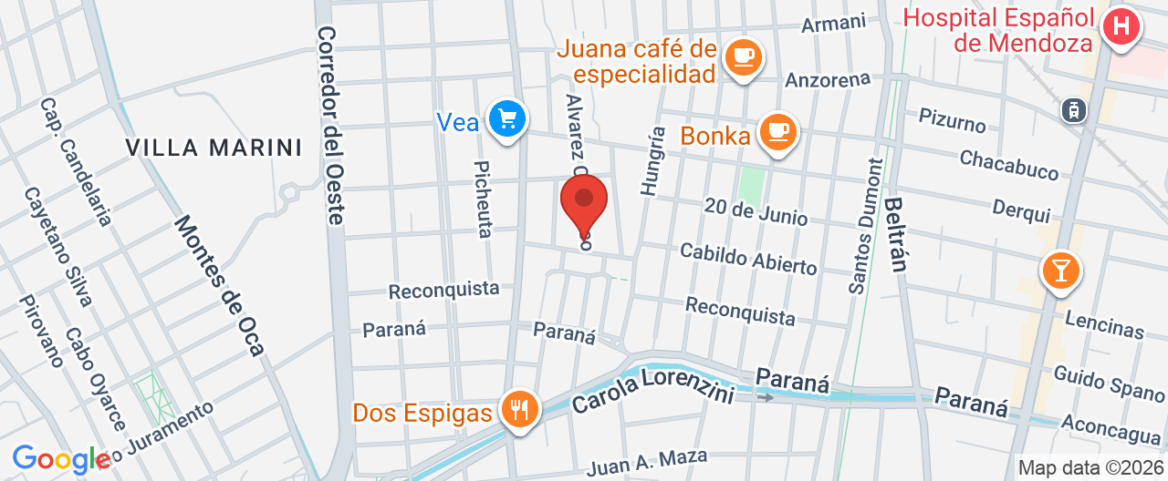 Mapa de la ubicación