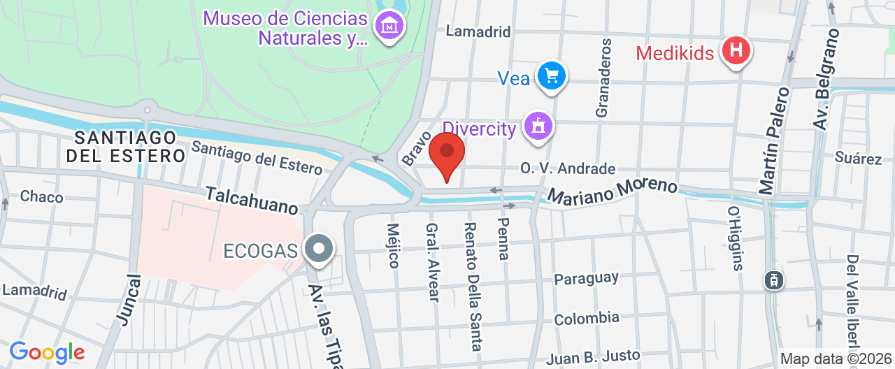 Mapa de la ubicación