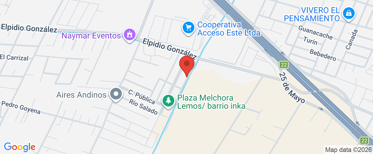 Mapa de la ubicación
