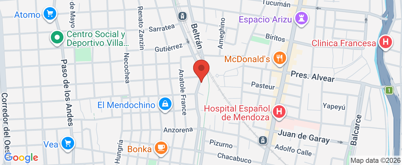 Mapa de la ubicación