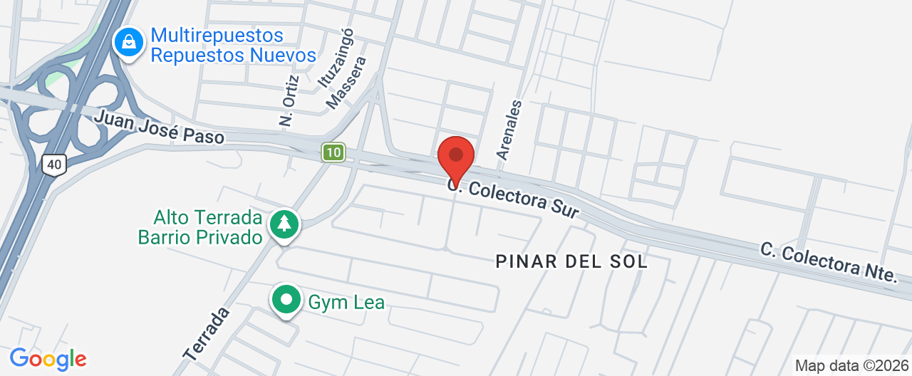 Mapa de la ubicación