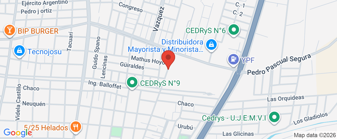 Mapa de la ubicación