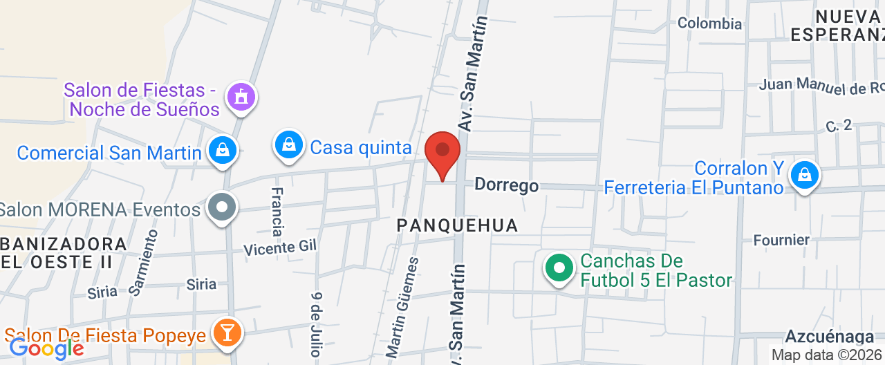 Mapa de la ubicación