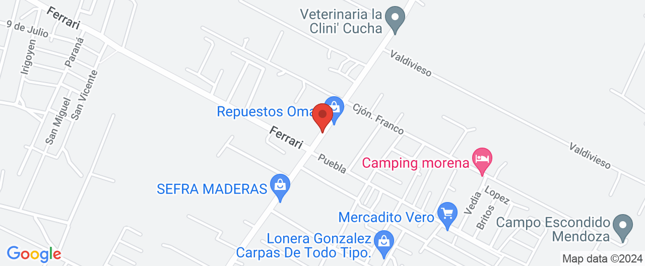 Mapa de la ubicación