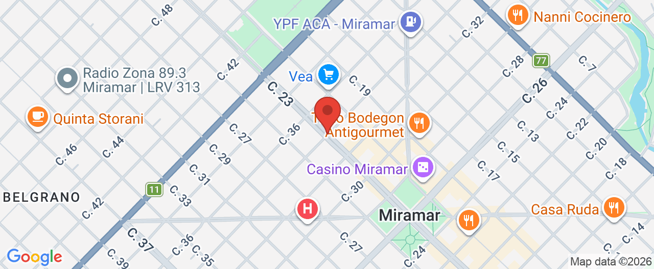 Mapa de la ubicación