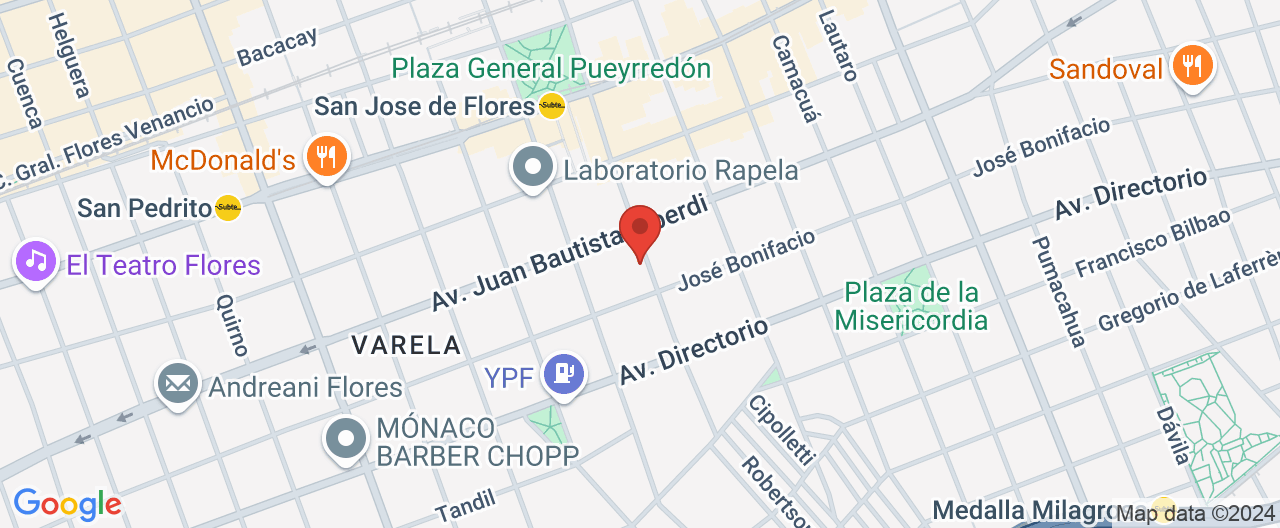 Mapa de la ubicación