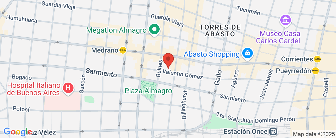 Mapa de la ubicación