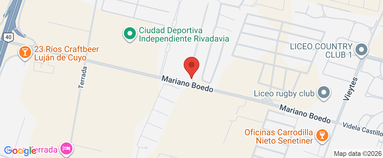 Mapa de la ubicación