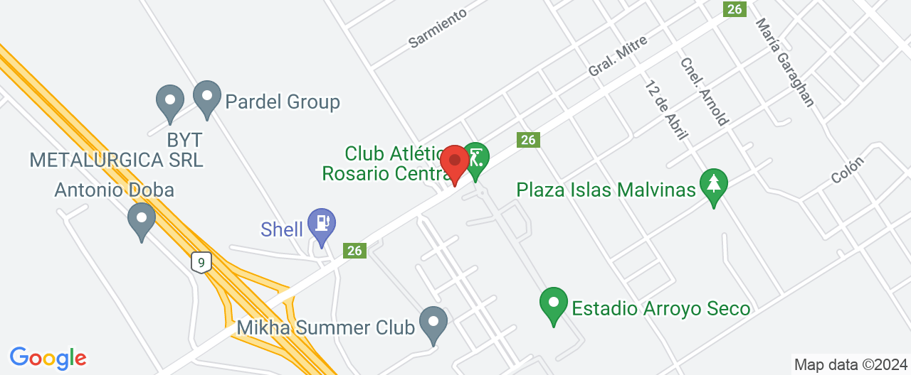 Mapa de la ubicación