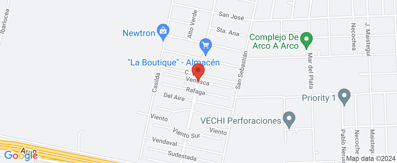 Mapa de la ubicación