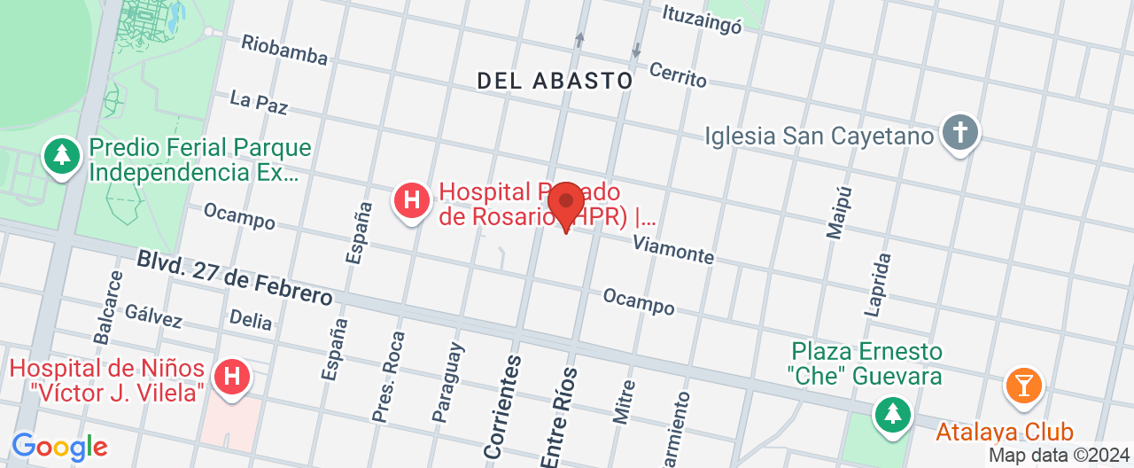 Mapa de la ubicación