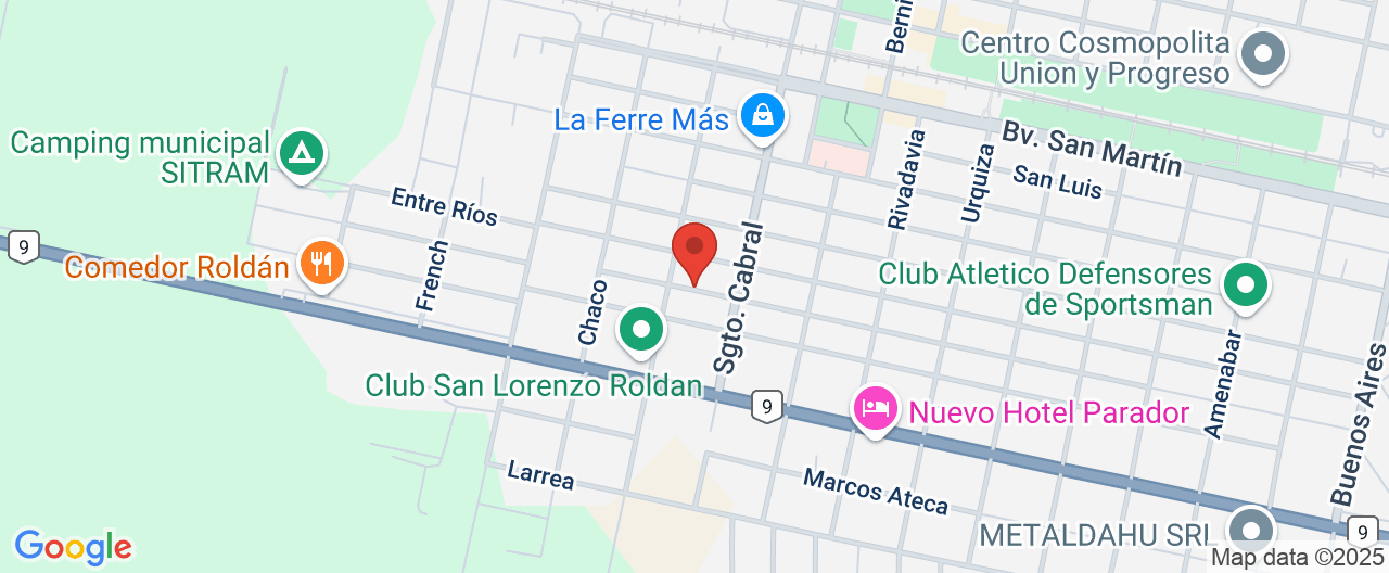 Mapa de la ubicación