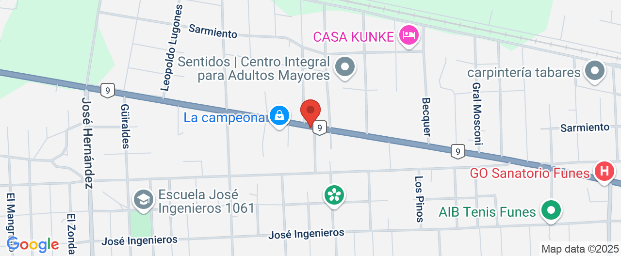 Mapa de la ubicación