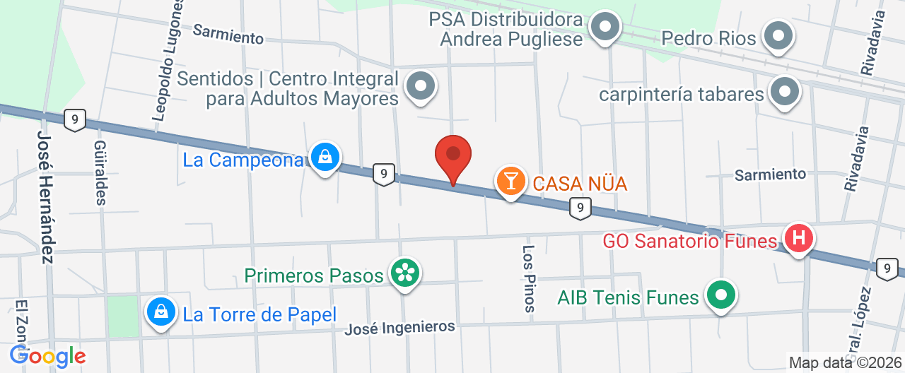 Mapa de la ubicación