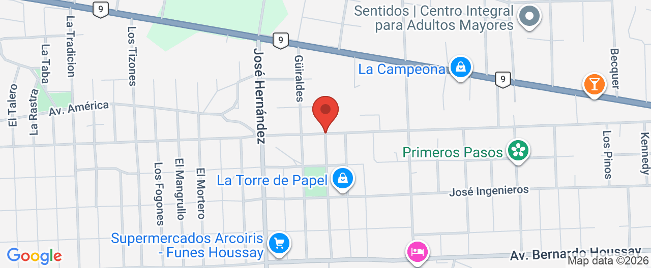 Mapa de la ubicación