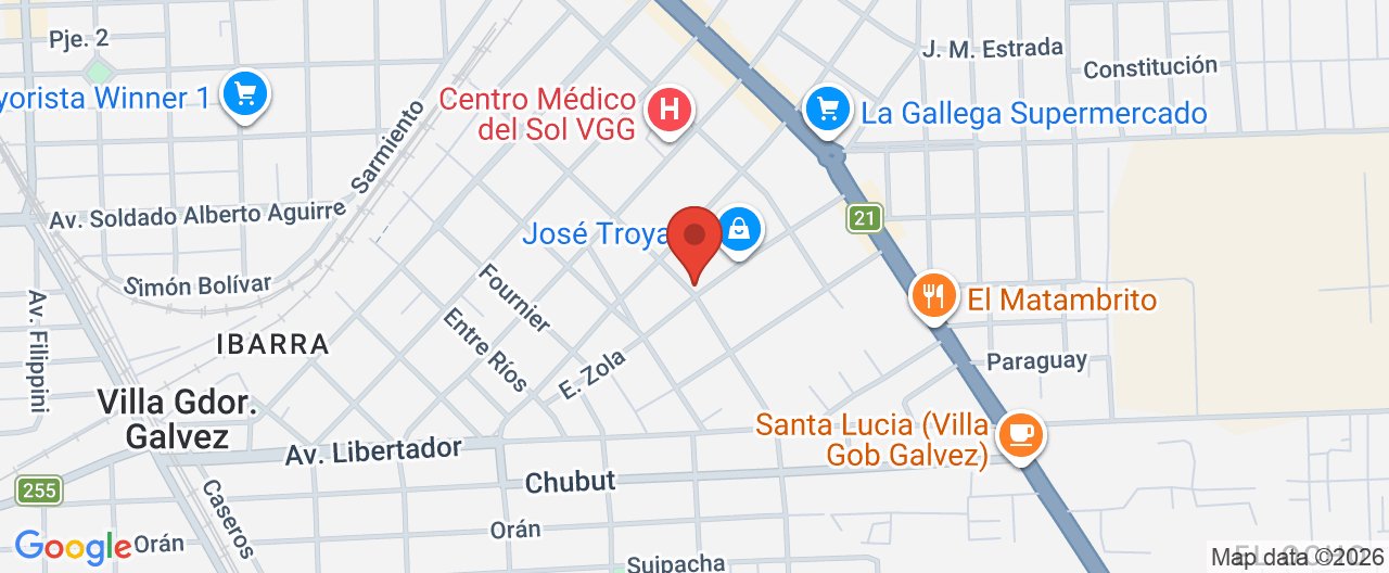 Mapa de la ubicación