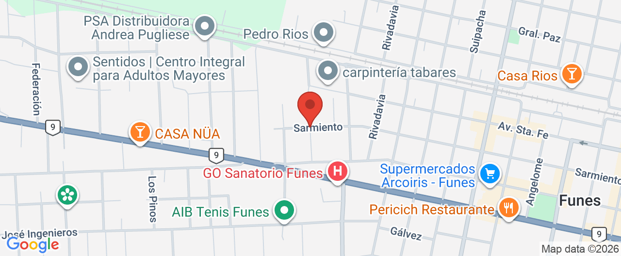 Mapa de la ubicación