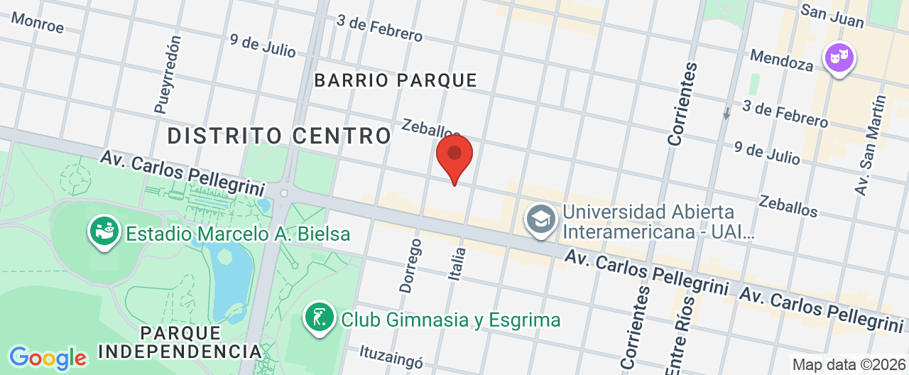 Mapa de la ubicación