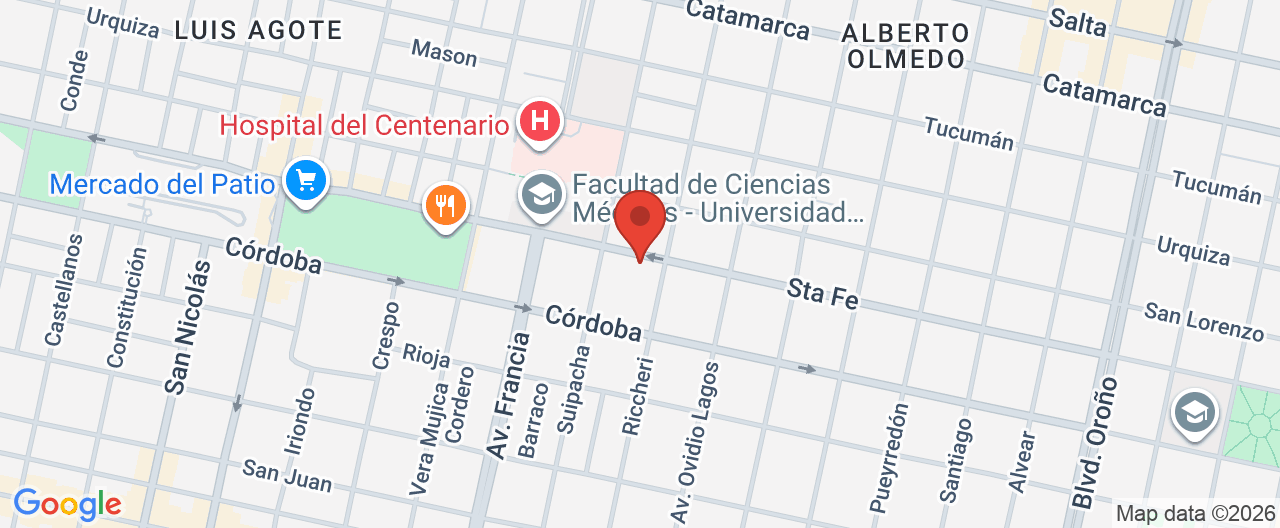 Mapa de la ubicación