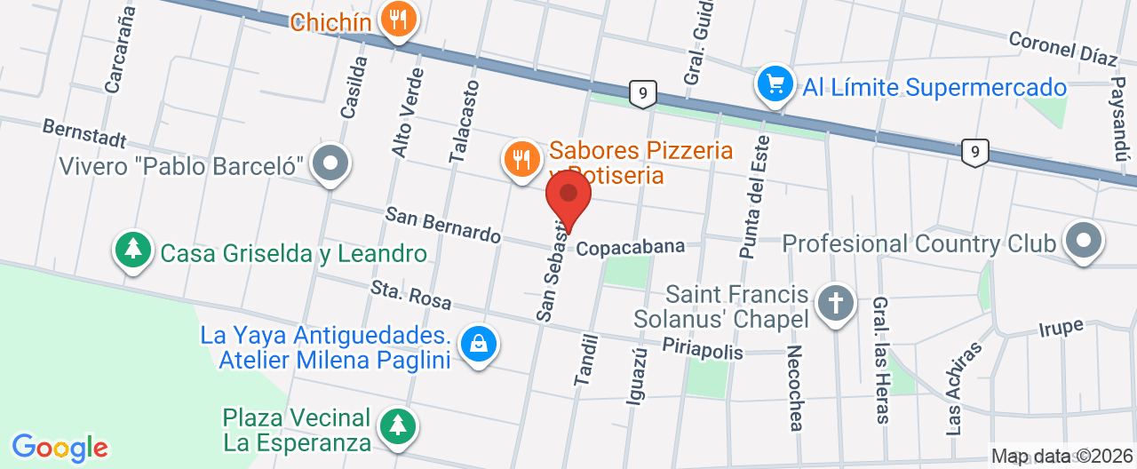 Mapa de la ubicación