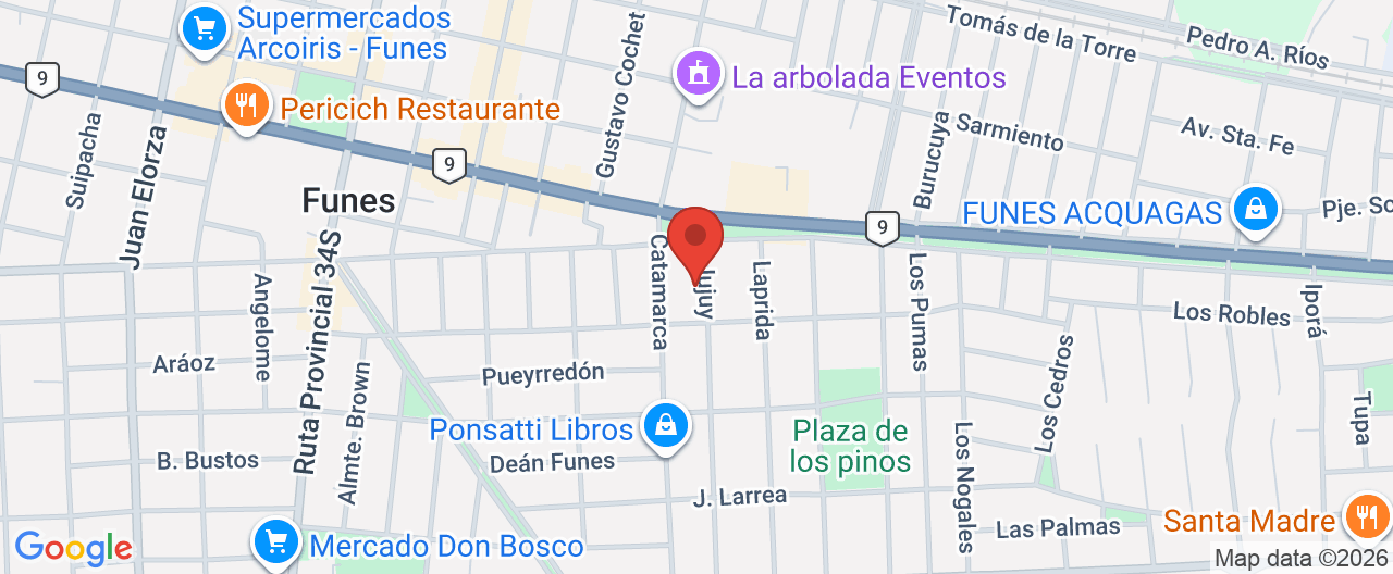 Mapa de la ubicación
