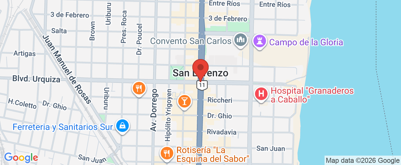Mapa de la ubicación